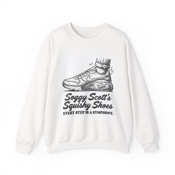 Sweatshirt — "Soggy Scott's Squishy Shoes: Every Step Is a Symphony"