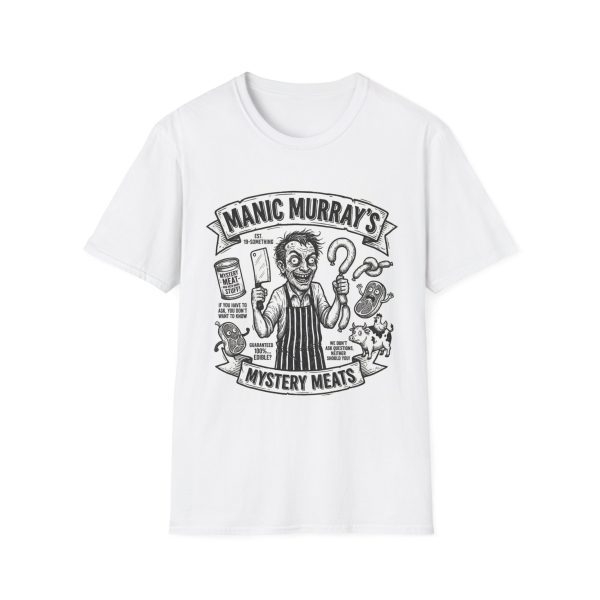 Manic Murray's Mystery Meats T-Shirt — Horror Shop Novelty Tee